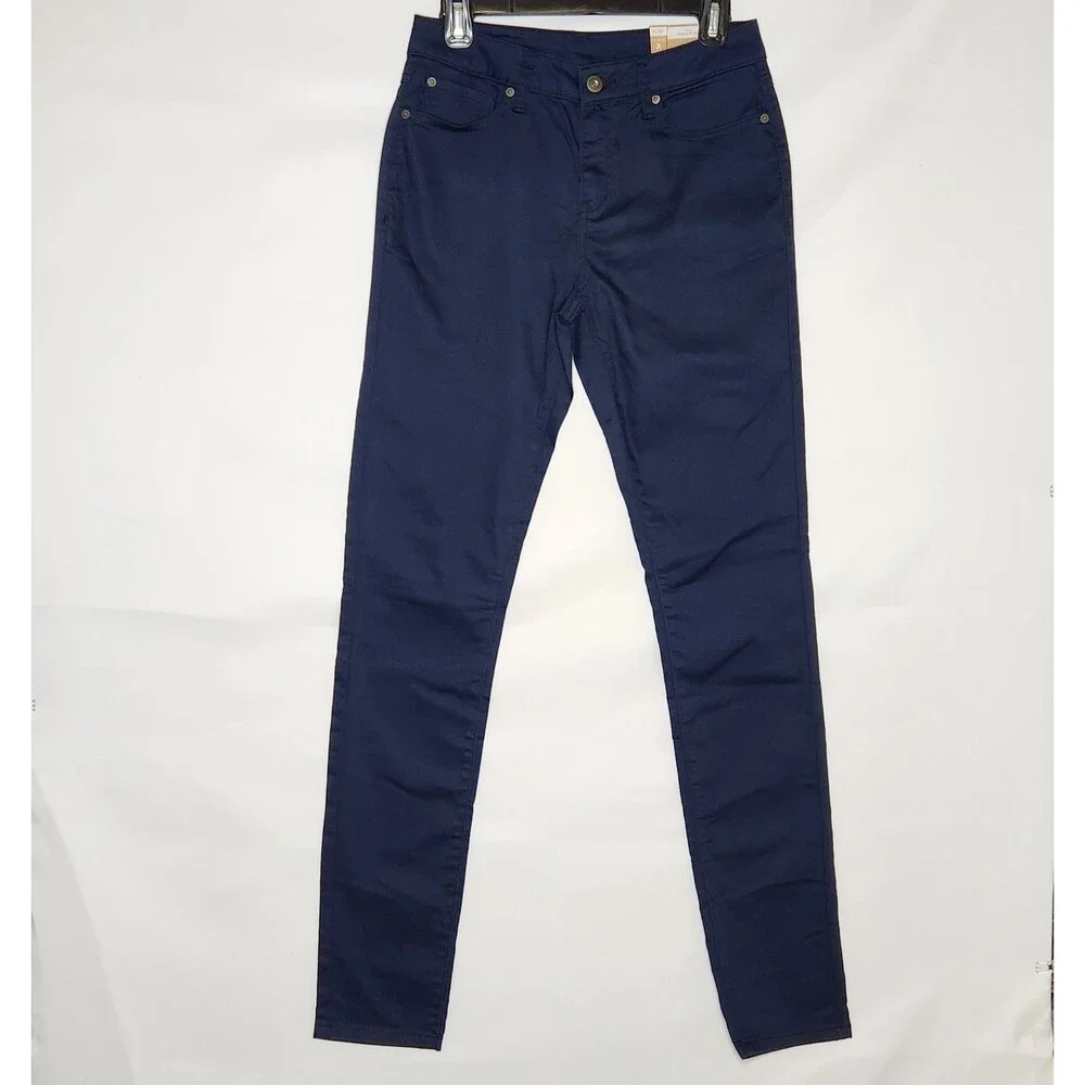 prAna Kayla Mid Rise Slim Performance Organic Cotton Denim Jeans 2/26T Indigo